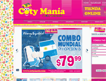 Tablet Screenshot of cotymania.com